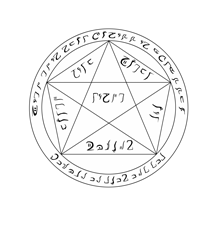 The Magick Circle that appears when a Magi casts.