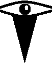 Symbol of The Hopeless.  Usually make-up eyes to look like this